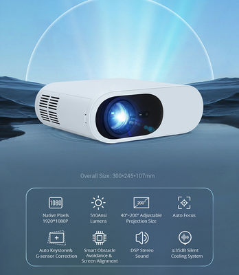 Giá tốt. Máy chiếu phim thương mại DLP điện ảnh di động 510ansi DMD Chip trực tuyến